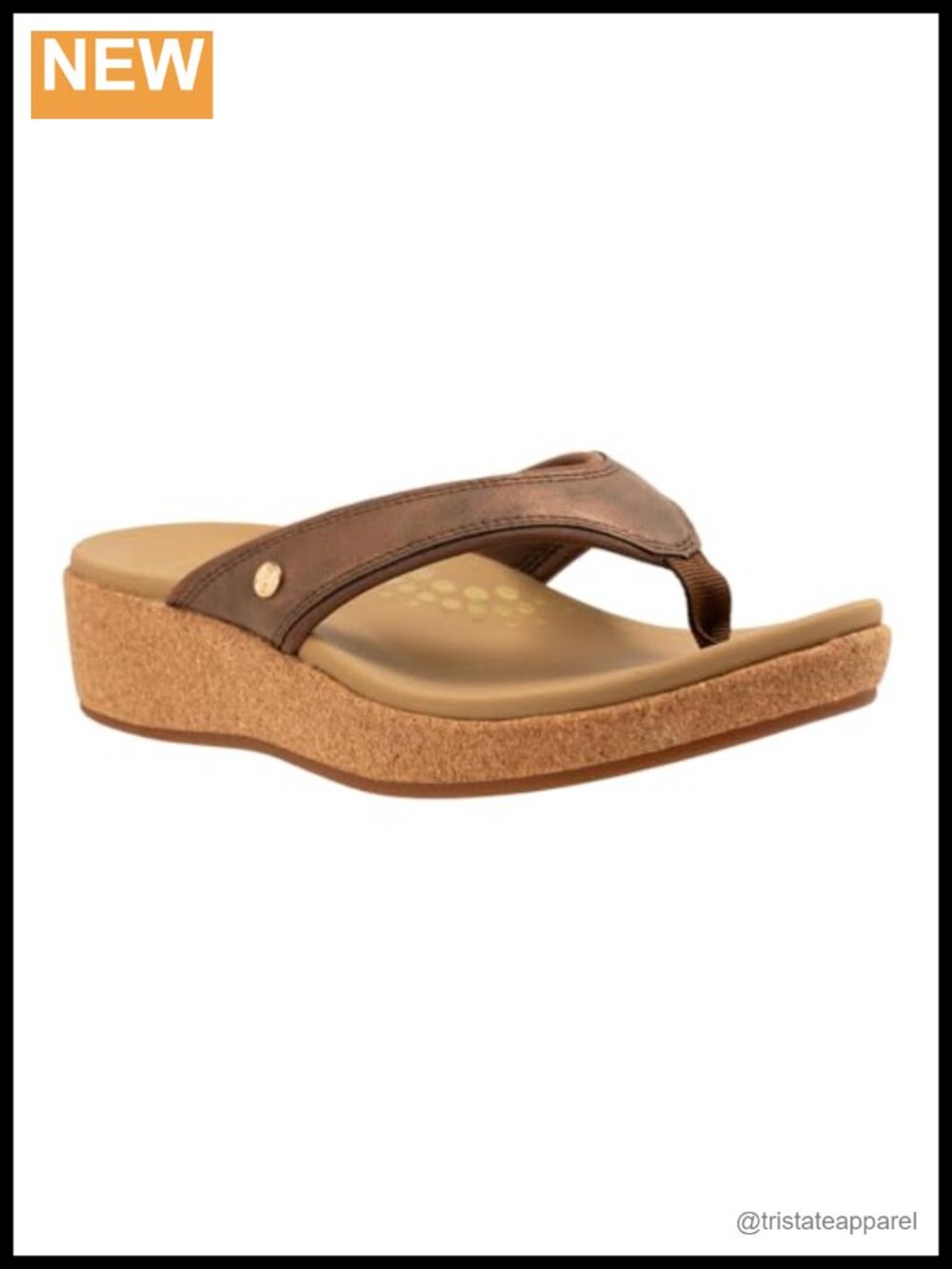 Winnie Shimmer Wedge Sandals Orthotic Support Cork Wedge Slingback